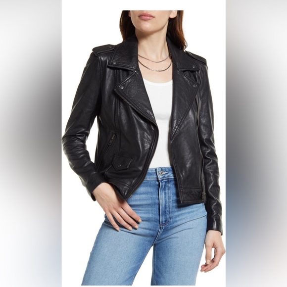 Treasure & Bond Jackets & Blazers - Treasure & Bond Leather Biker Jacket *sold out* - retail $329 -